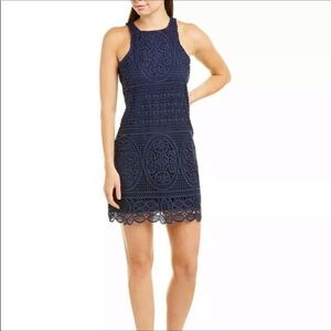 🎊🎊🎊HP🎉🎉🎉NWT. Revolve Lovers + Friends XS Navy Caspian Shift Dress.